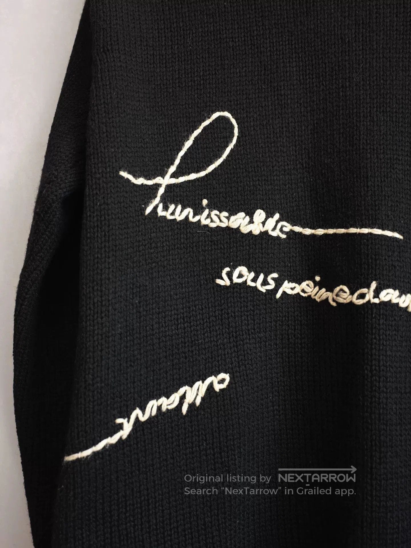 Yohji Yamamoto Yohji Yamamoto Black Wool Cardigan. Size L / US 10 / IT 46 - 7 Thumbnail