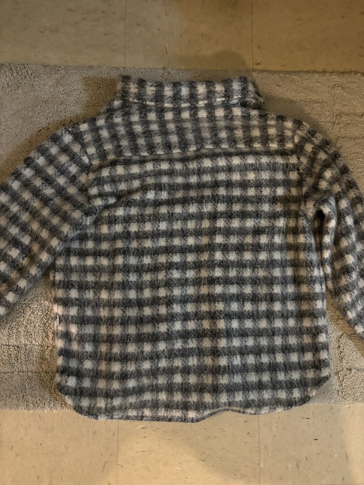 Aime Leon Dore Aime Leon Dore Alpaca Blend Grey Over shirt Size Medium Men Size US M / EU 48-50 / 2 - 13 Thumbnail