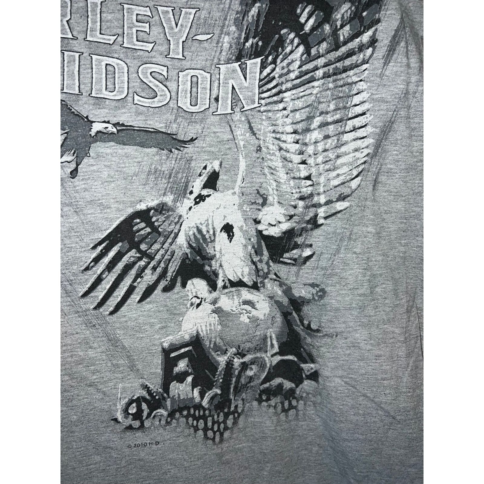 Harley Davidson Harley Davidson Wyoming Shirt Cody WY Beartooth Gray Tee XL Size US XL / EU 56 / 4 - 4 Thumbnail