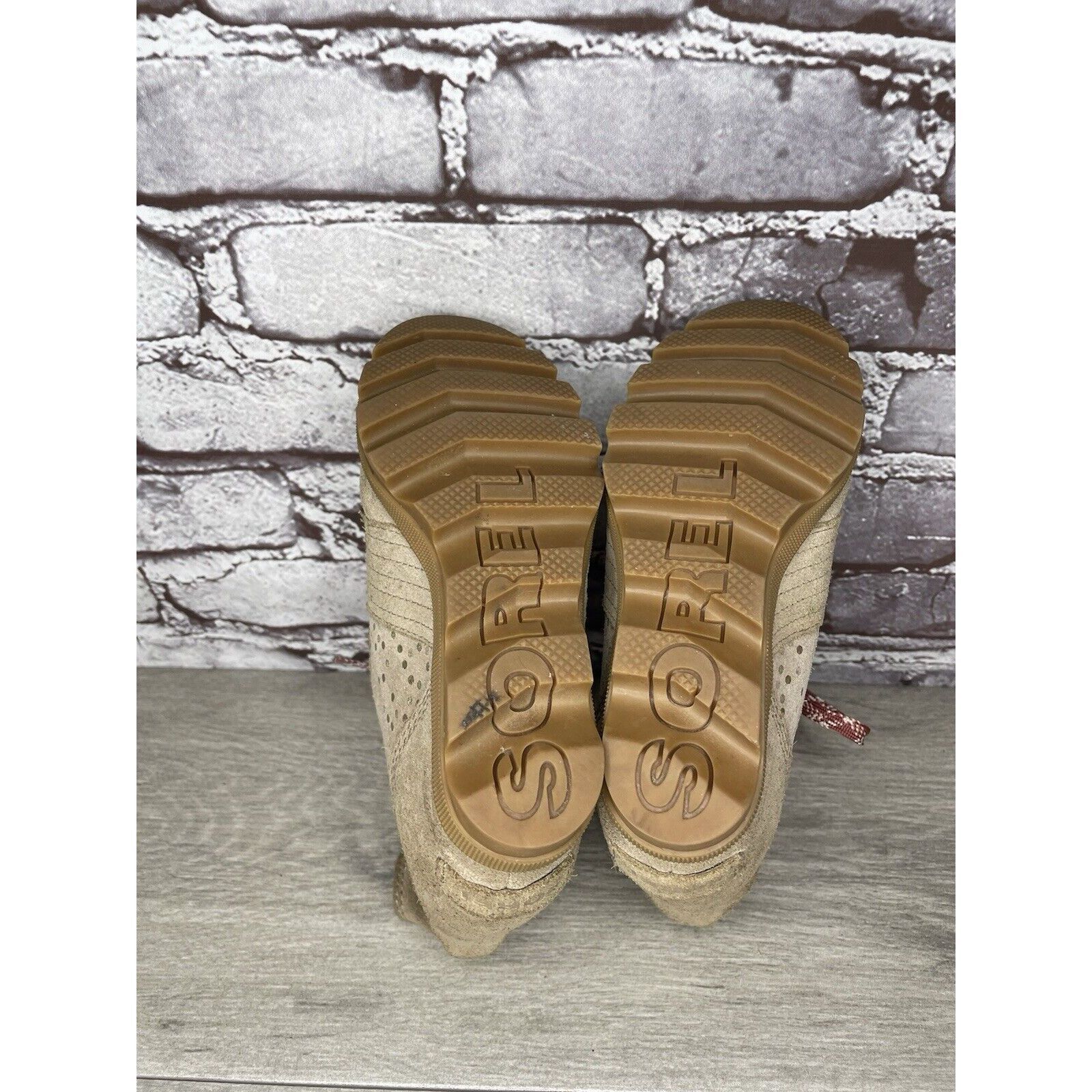 SOREL SOREL Joan of Arctic Wedge II Soft Taupe Suede Winter Lace U Size US 4 / IT 34 - 8 Thumbnail