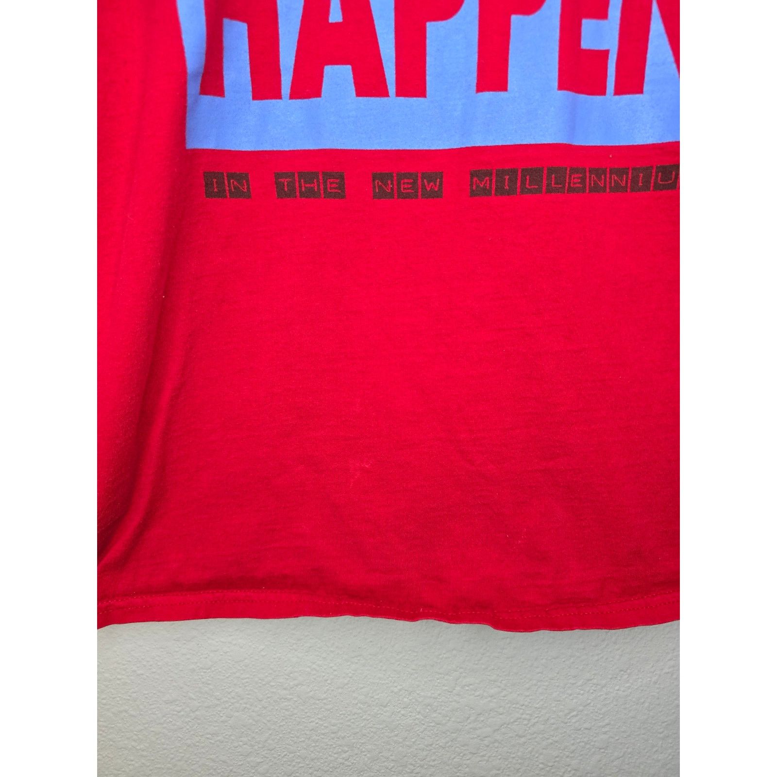 Fruit Of The Loom × Vintage Vintage Skyline Raiders Shirt Football Red Vintage Tee L Size US L / EU 52-54 / 3 - 7 Thumbnail