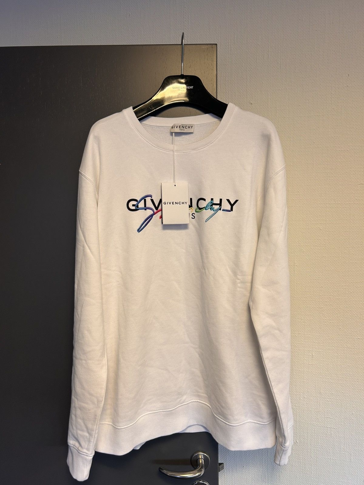 Givenchy Rainbow Signature Logo Sweatshirt
