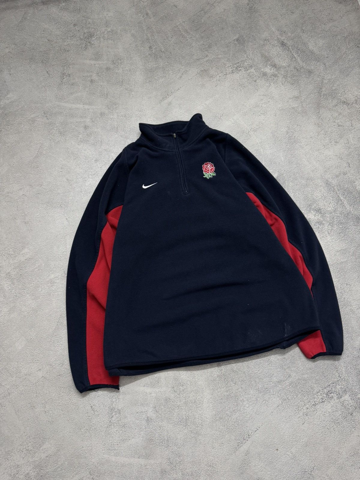 Nike Y2K Vintage Y2k Nike swoosh team rose England sweatshirt Size US XXL / EU 58 / 5 - 5 Thumbnail