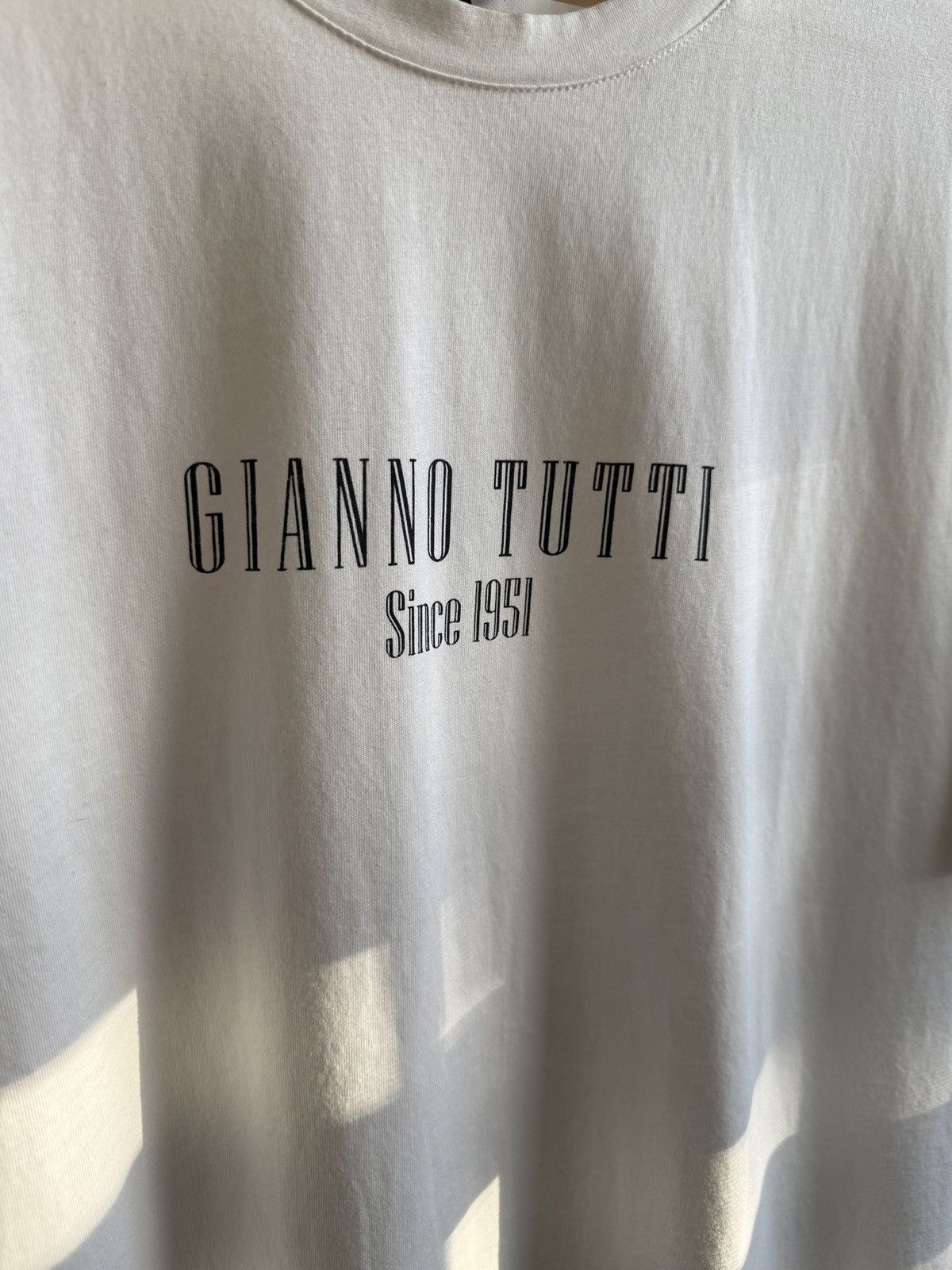 A.P.C. White “Gianno Tutti” Logo Tee Size US XL / EU 56 / 4 - 2 Thumbnail