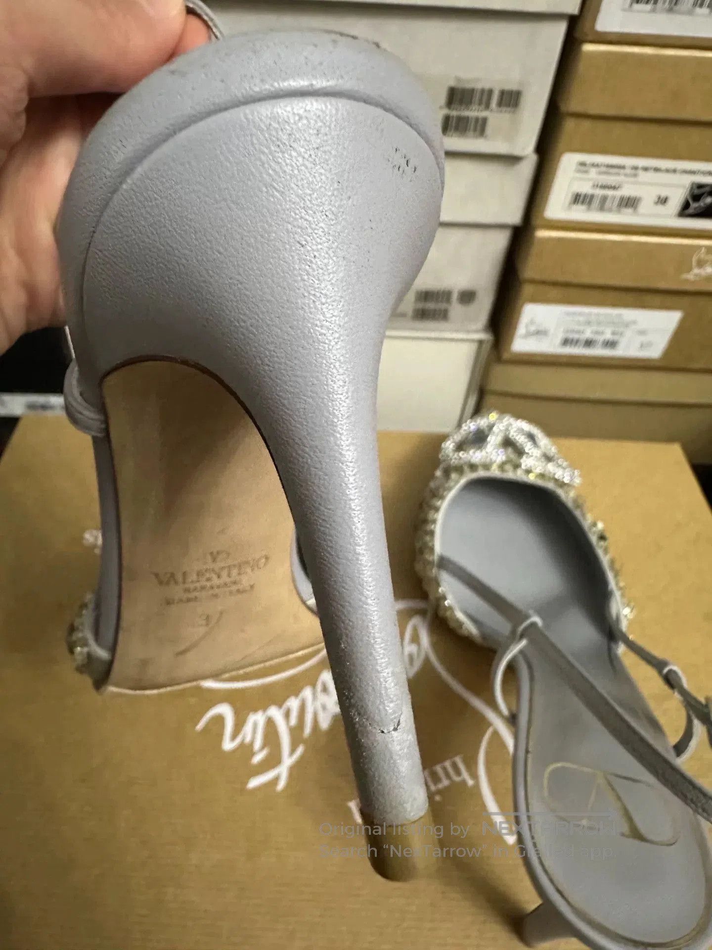 Valentino Valentino Rhinestone High Heels Size 37. Size US 6 / IT 36 - 3 Thumbnail