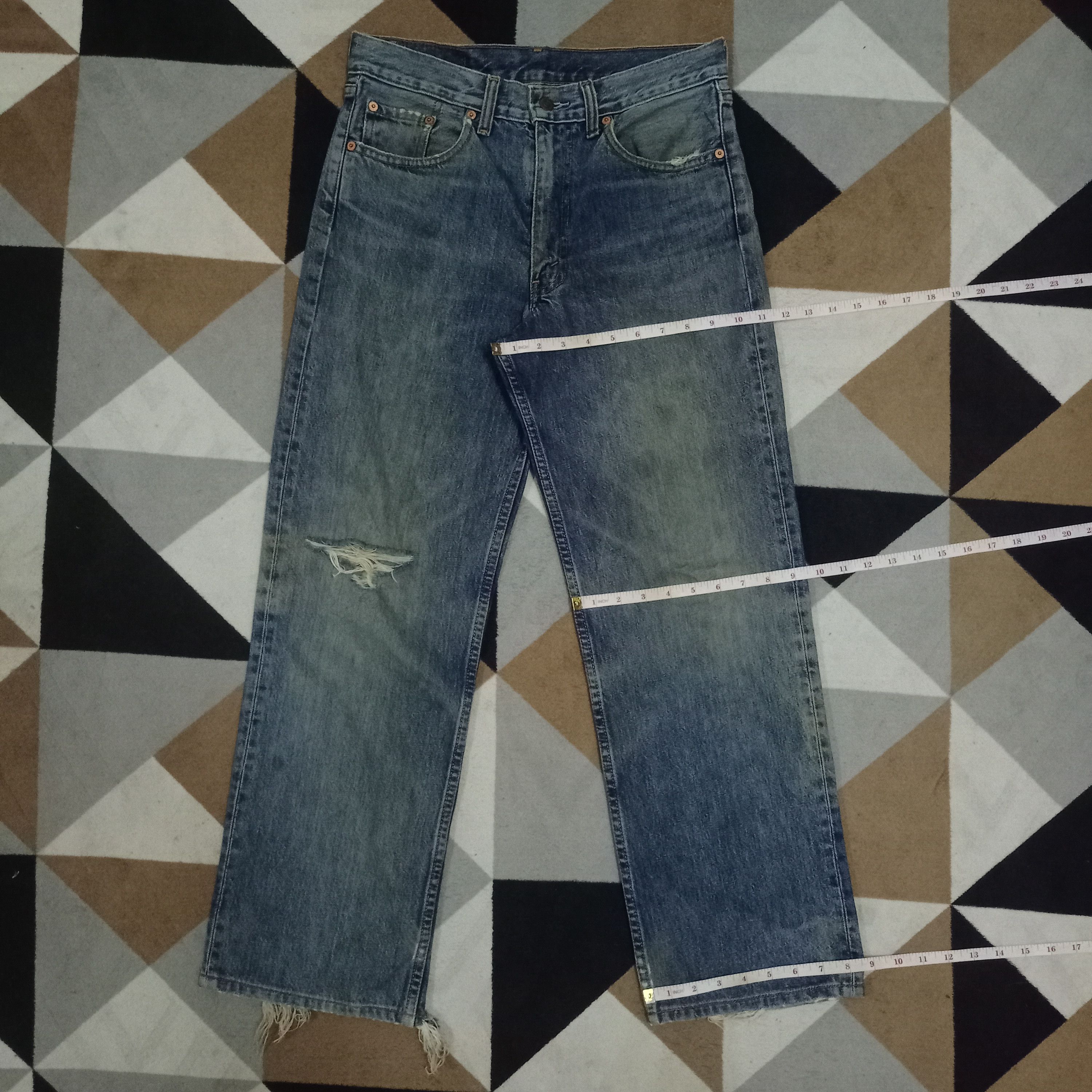 Levi's × Levi's Vintage Clothing Vintage Levis 508 Mud Wash Distressed Baggy Jeans 30x28 Size US 30 / EU 46 - 13 Thumbnail