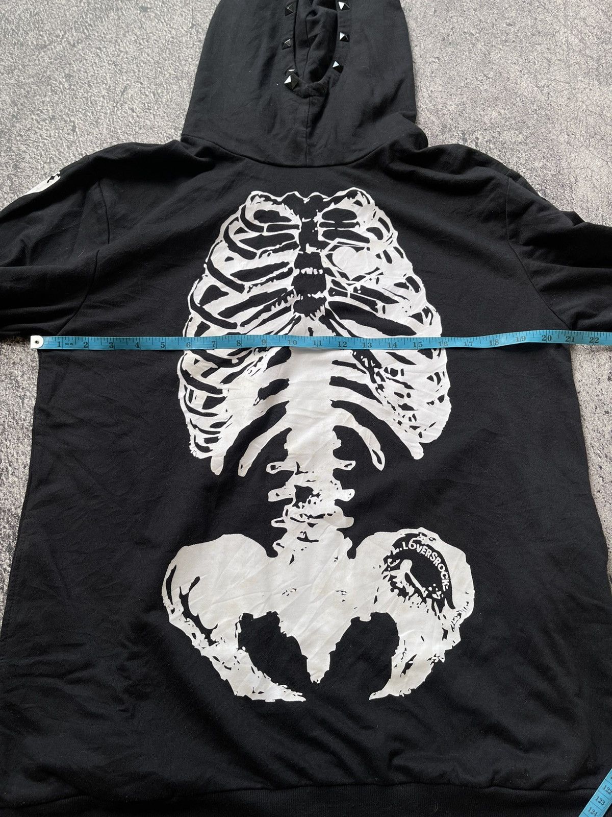 Japanese Brand Y2K Super Lovers Skeltin ifsixwasnine studded hoodie Size US L / EU 52-54 / 3 - 12 Thumbnail