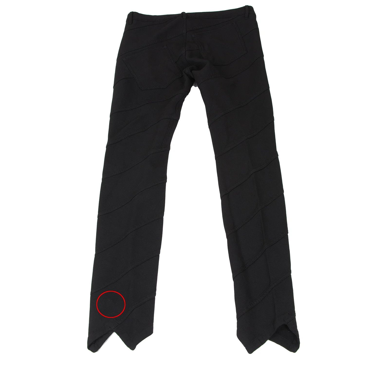 Comme des Garcons Homme Plus Polyester Twist Pants in Black, Size XS Size US 30 / EU 46 - 11 Thumbnail
