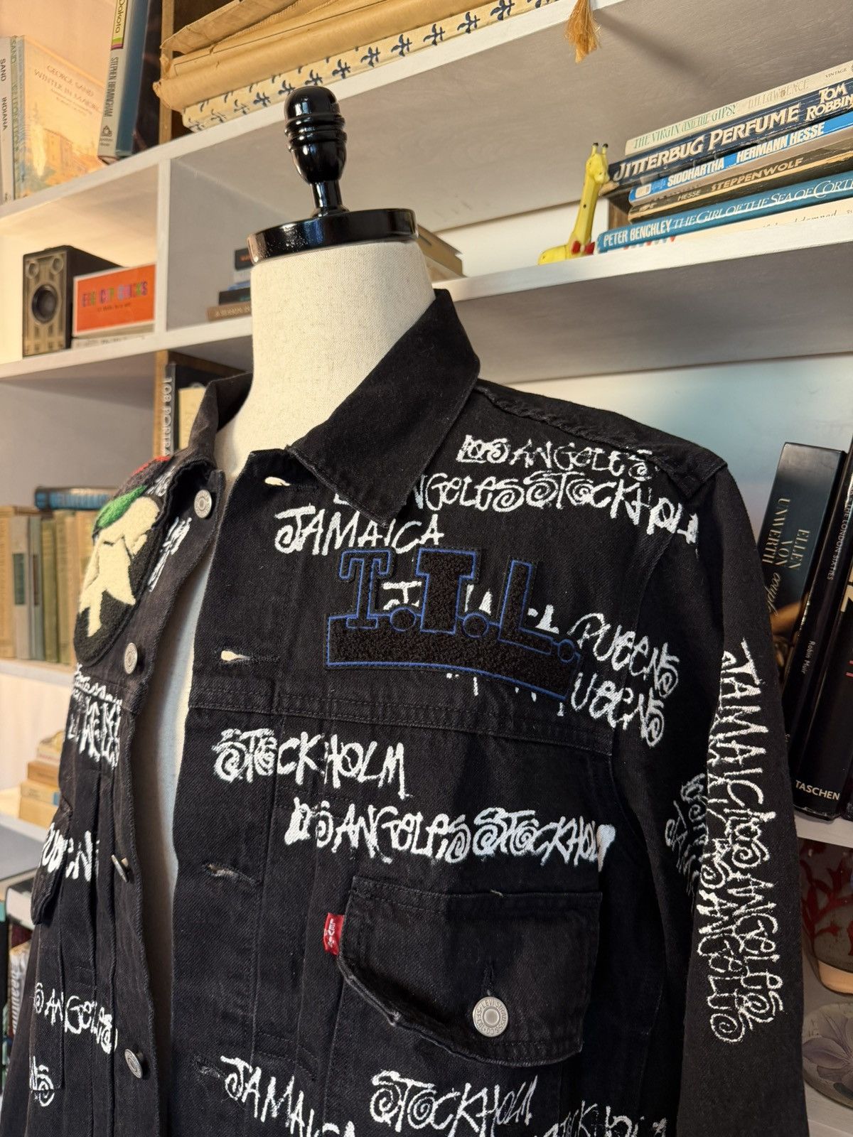 DENIM TEARS × Levi's × Stussy Levi's x DENIM TEARS Stussy Our Legacy Paint Patch Jacket Size US L / EU 52-54 / 3 - 2 Thumbnail