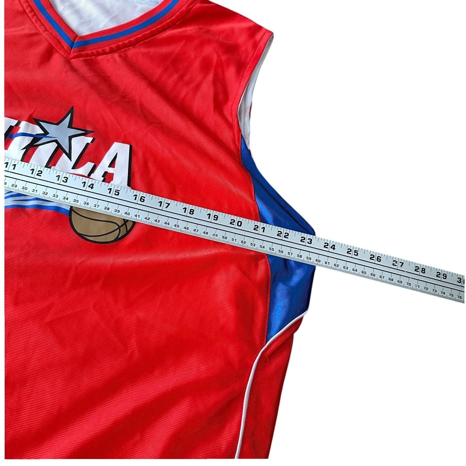 Other Philadelphia 76ers Jersey Red White Men M V-Neck Pullover Size US M / EU 48-50 / 2 - 7 Thumbnail