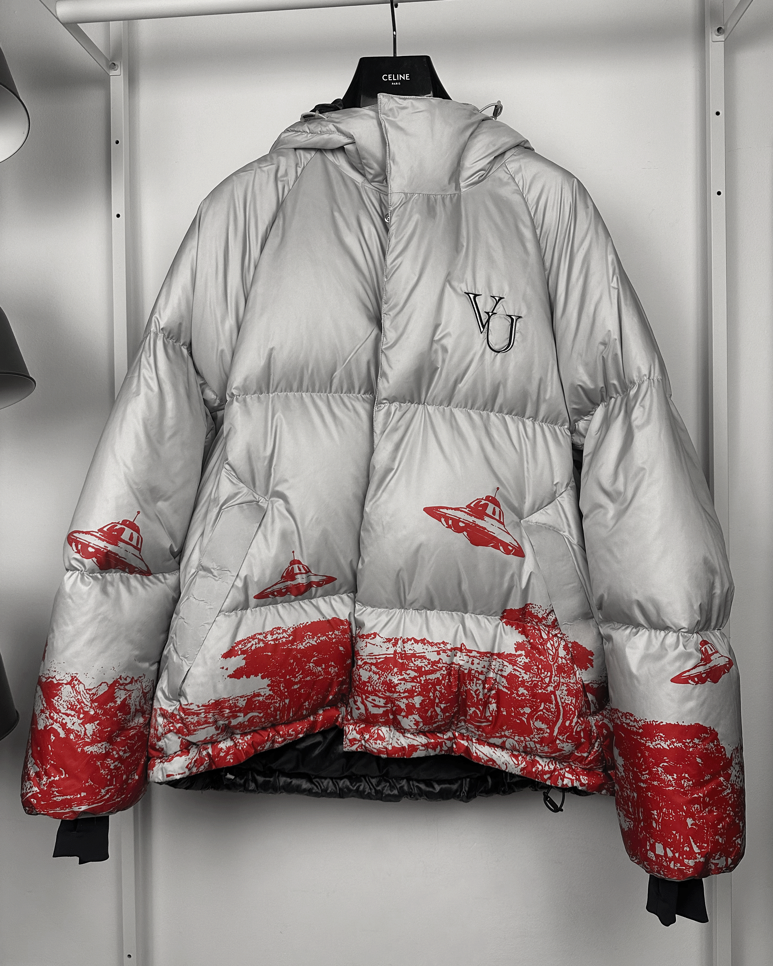 Undercover × Valentino Undercover x Valentino Time Traveller Puffer Down Jacket Size US L / EU 52-54 / 3 - 3 Thumbnail