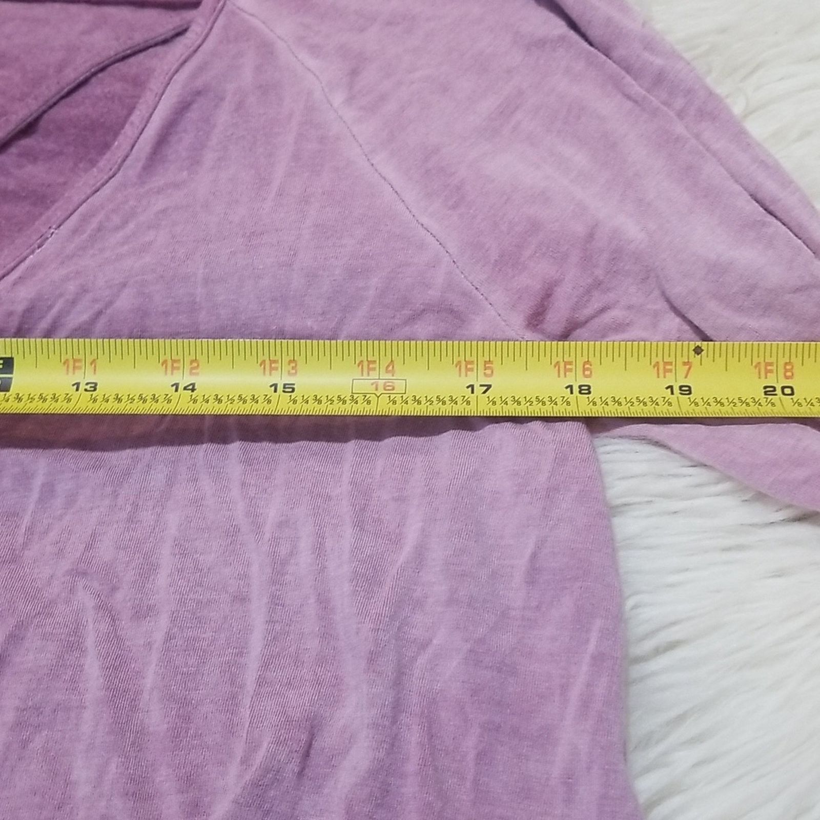 American Eagle Outfitters American Eagle Soft and Sexy Purple Cross Front Tee Size S / US 4 / IT 40 - 3 Thumbnail