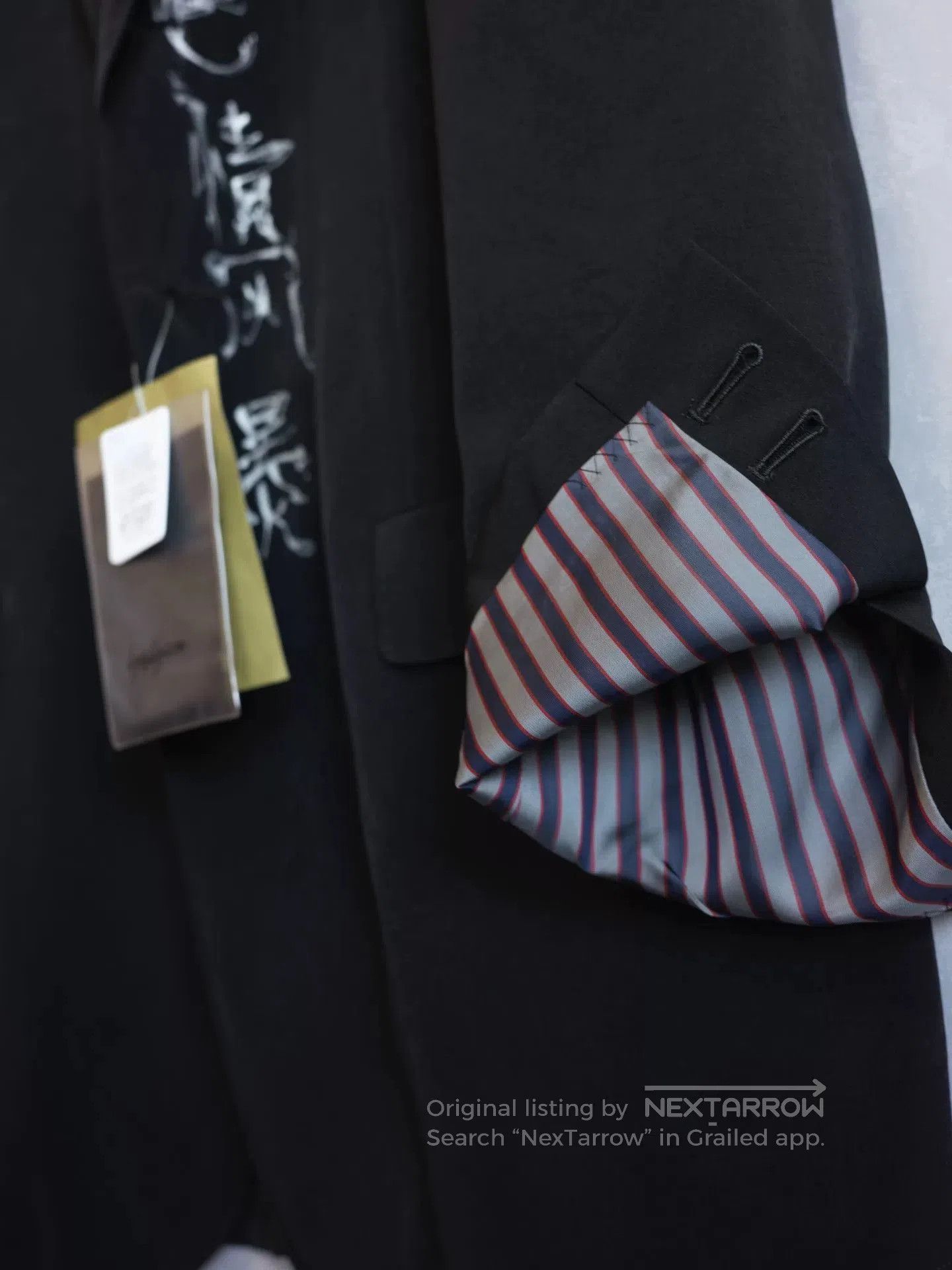 Yohji Yamamoto Yohji Yamamoto Three Acetate Jacket. Size US M / EU 48-50 / 2 - 5 Thumbnail
