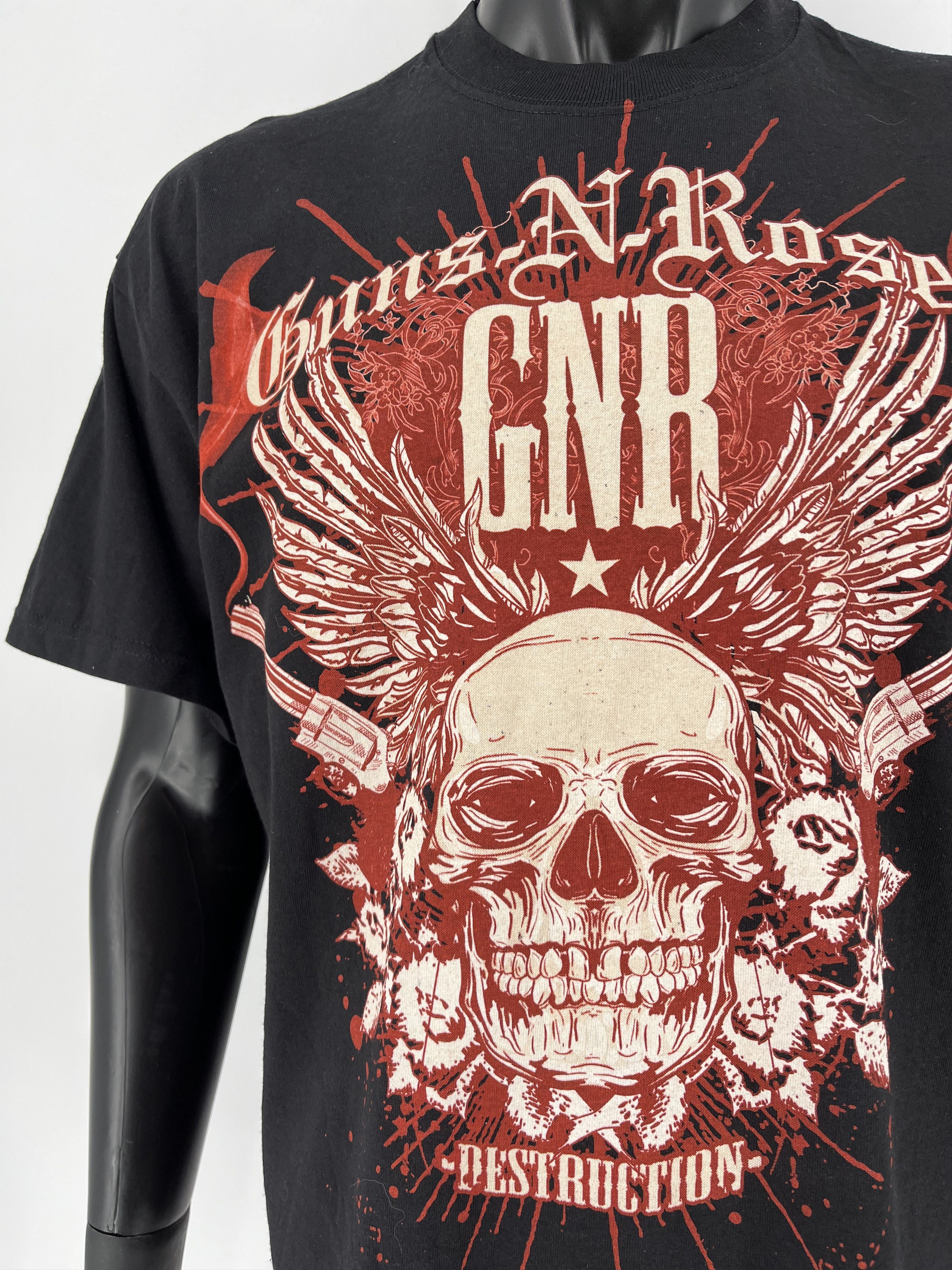 Band Tees × Vintage Vintage Guns N’ Roses 🌹 Big Logo Band Rock Metal Size US XL / EU 56 / 4 - 6 Thumbnail