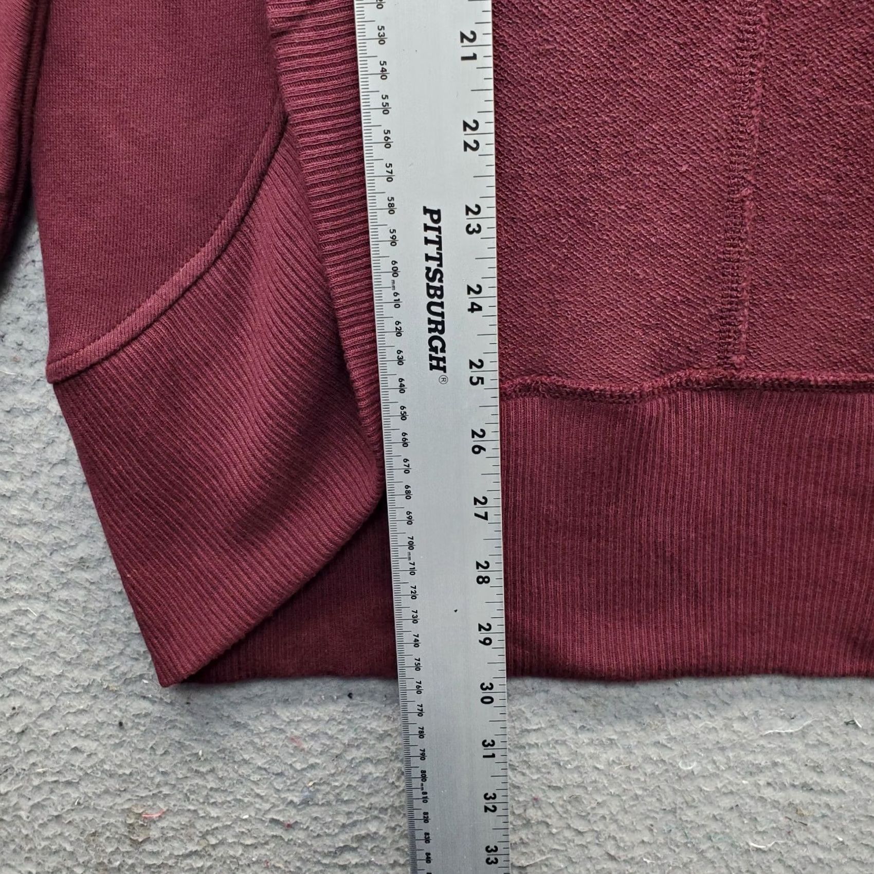 Gap Gap Womens XS Burgundy Knit Open Front Shawl Collar Cardigan Sweater Size XS / US 0-2 / IT 36-38 - 3 Thumbnail