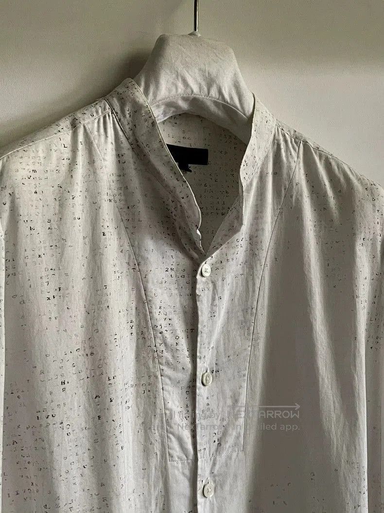 Ann Demeulemeester Ann Demeulemeester Matrix Code Shirt. Size US M / EU 48-50 / 2 - 4 Thumbnail