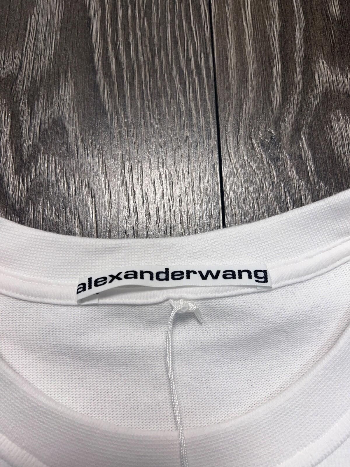 Alexander Wang NWT Unisex Mens WomensDome Logo Tee Oversize T Shirt White L Size US L / EU 52-54 / 3 - 6 Thumbnail