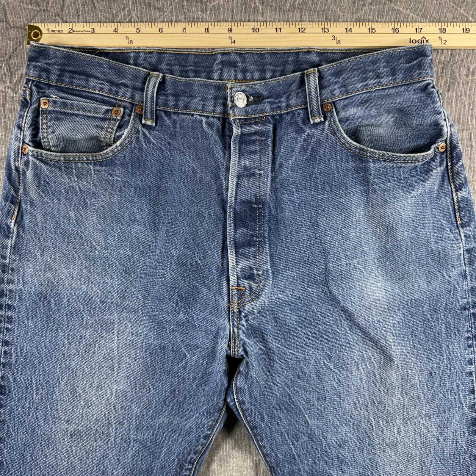 Other Levis Jeans Men's 38x33 Blue 501 Size US 38 / EU 54 - 5 Thumbnail