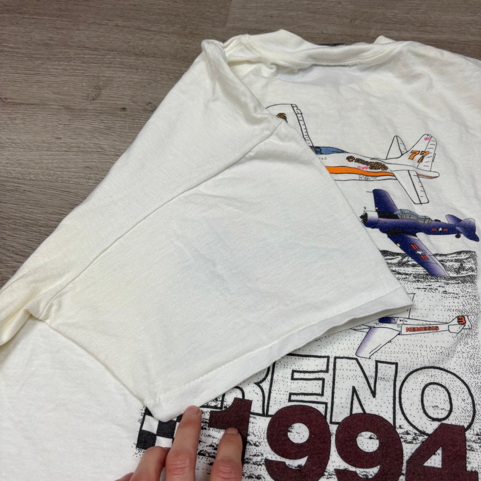 Vintage Vintage 1994 Aviation Classics Reno Airplane Shirt Men's XL Size US XL / EU 56 / 4 - 5 Thumbnail