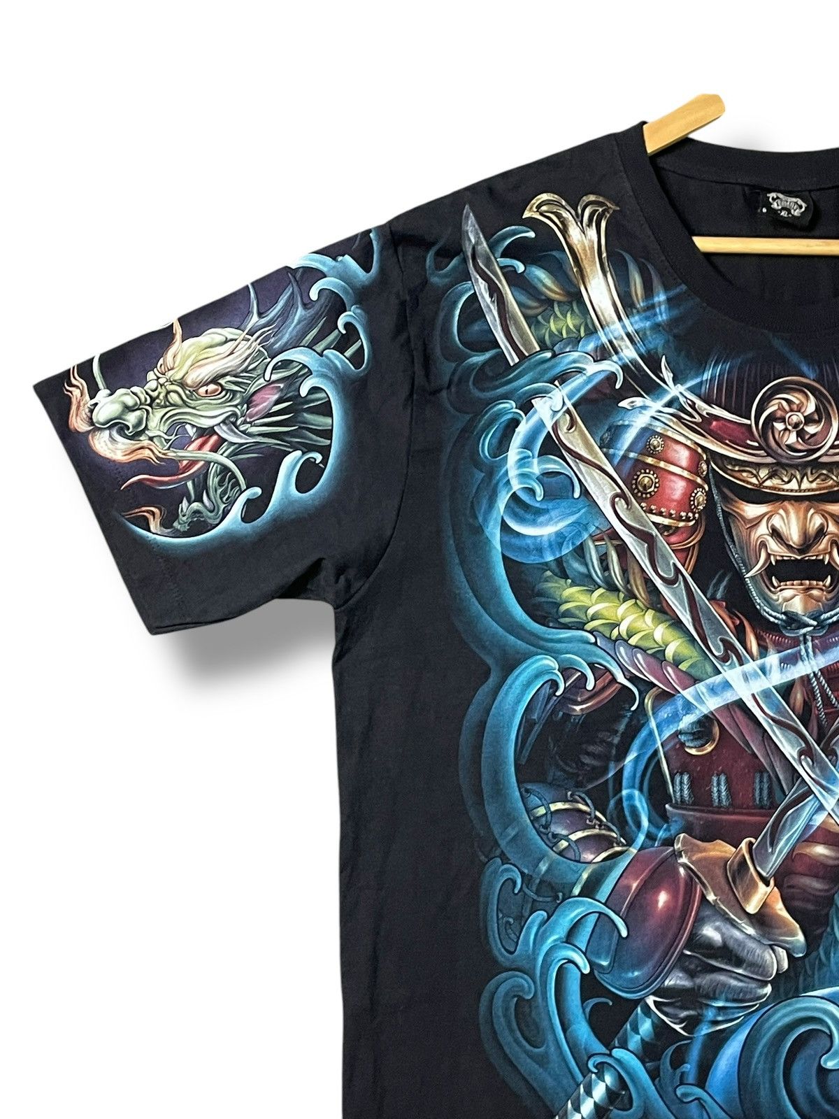 Designer × Japanese Brand × Vintage Caballo x Samurai Over Print Men’s Tshirt (35) Size US XL / EU 56 / 4 - 2 Thumbnail