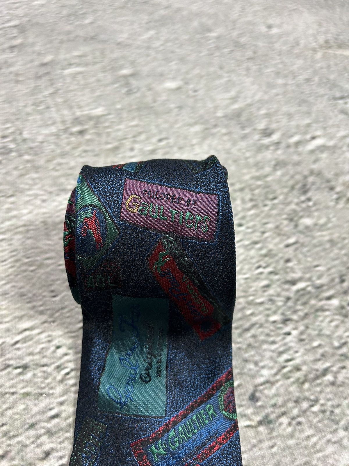 Jean Paul Gaultier Jean Paul Gaultier tie silk vintage avant garde Size ONE SIZE - 5 Thumbnail