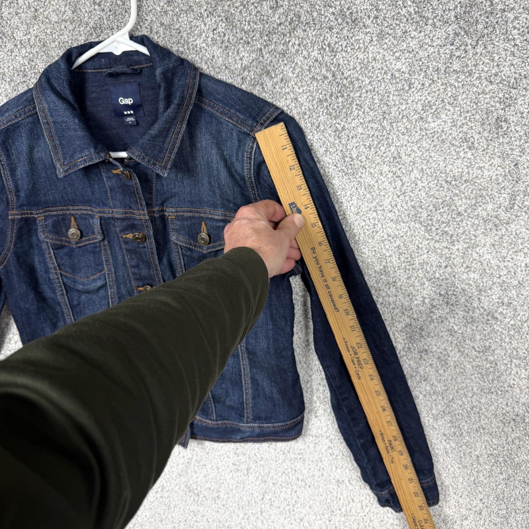 Gap Gap Jacket Womens Small Blue Denim Stretch Trucker Boho Indie Sleaze Y2K Size S / US 4 / IT 40 - 3 Thumbnail