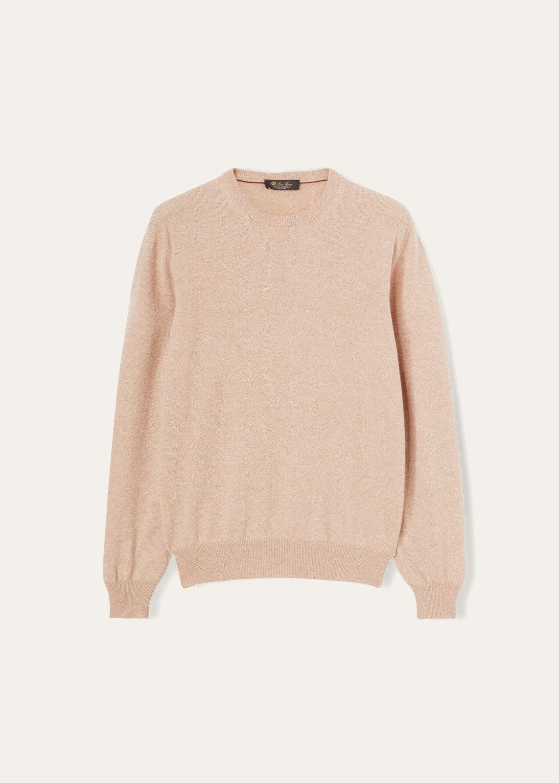 Loro Piana o1srvl11e1024 Girocollo Classic Cashmere Sweater in Peach Size US L / EU 52-54 / 3 - 1 Thumbnail