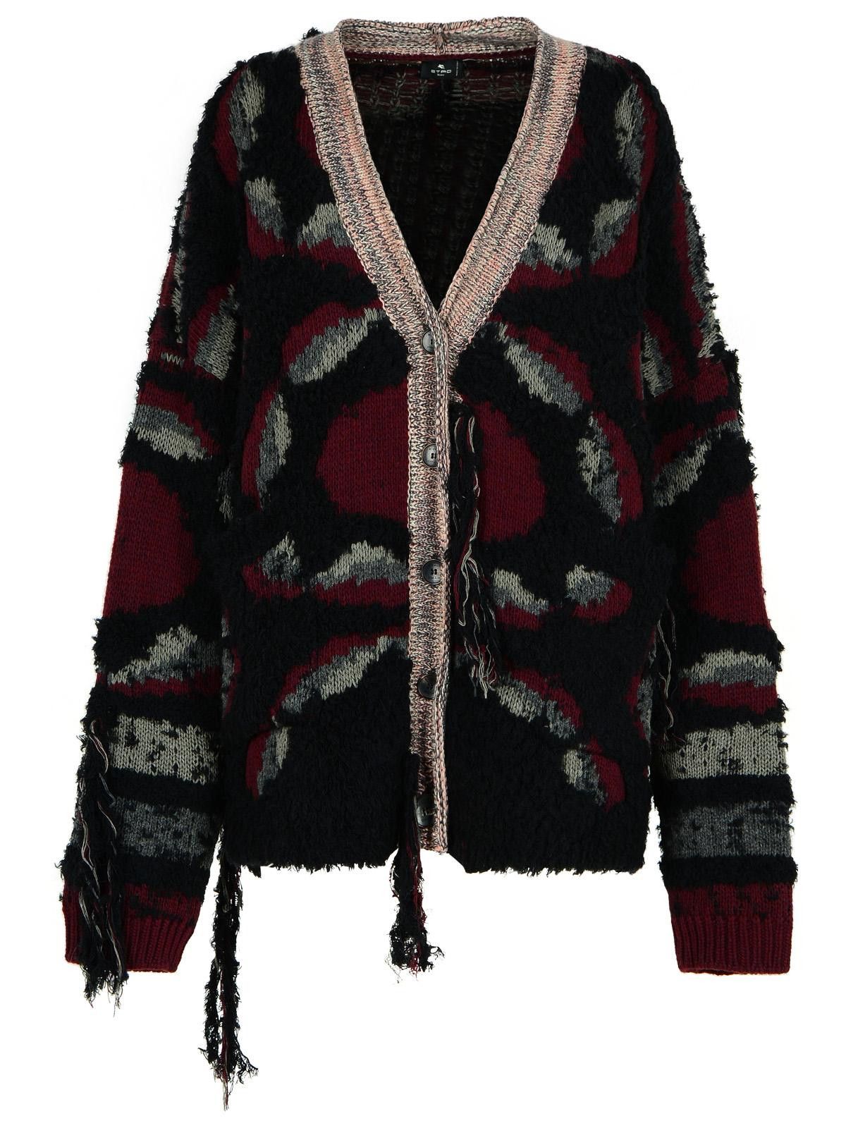 Etro ETRO Black Wool Cardigan Size XS / US 0-2 / IT 36-38 - 1 Thumbnail