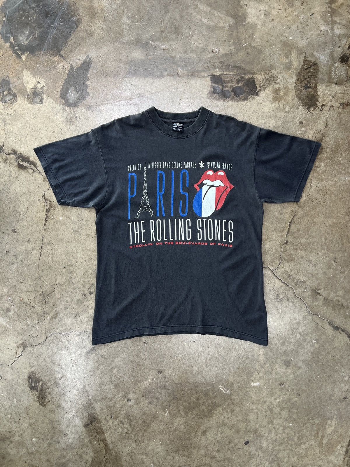 Band Tees Vintage 2006 The Rolling Stones Paris Concert Tee Large Size US L / EU 52-54 / 3 - 2 Thumbnail