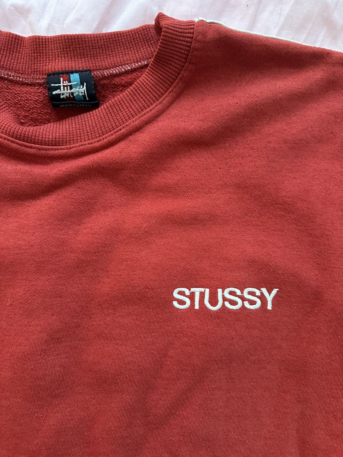 Stussy × Vintage Vintage Stussy Crewneck Sweatshirt Size US L / EU 52-54 / 3 - 3 Thumbnail