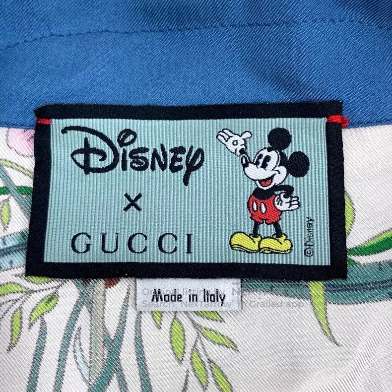 Gucci Gucci Multi-color flower and bird print mulberry silk lape Size XS / US 0-2 / IT 36-38 - 5 Thumbnail