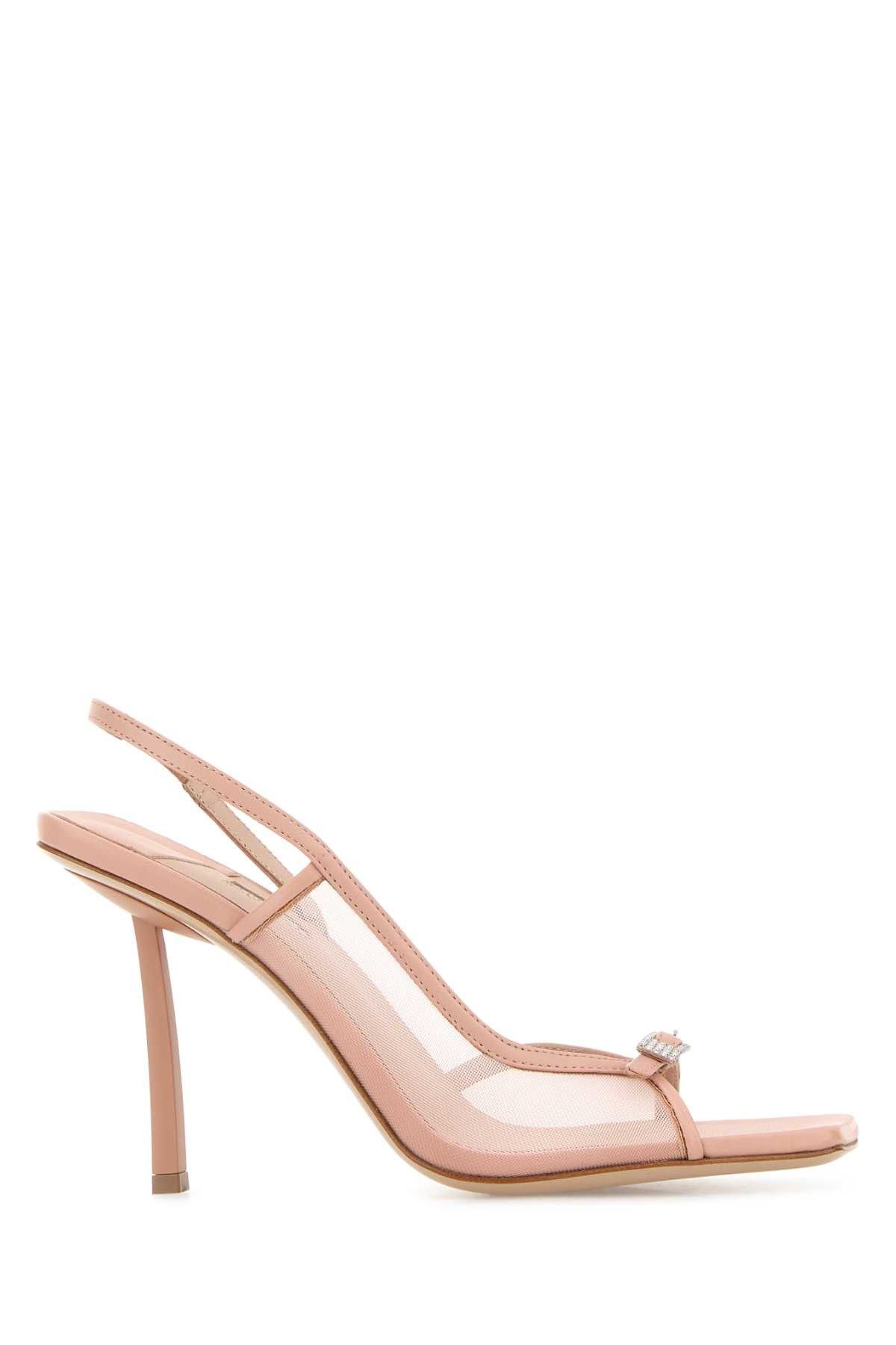 Pink Mesh Vittoria Sandals