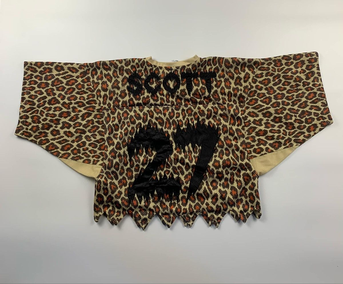 Jeremy Scott JEREMY SCOTT X ADIDAS Jagged leopard print jersey Size XS / US 0-2 / IT 36-38 - 2 Thumbnail