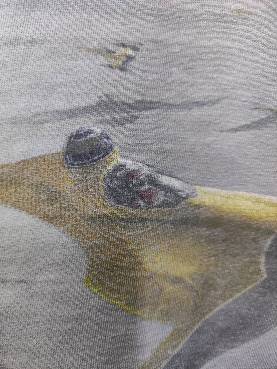 Star Wars Vtg 90's Star Wars " Naboo Fighter Squadron " All Over Print Size US XXL / EU 58 / 5 - 4 Thumbnail