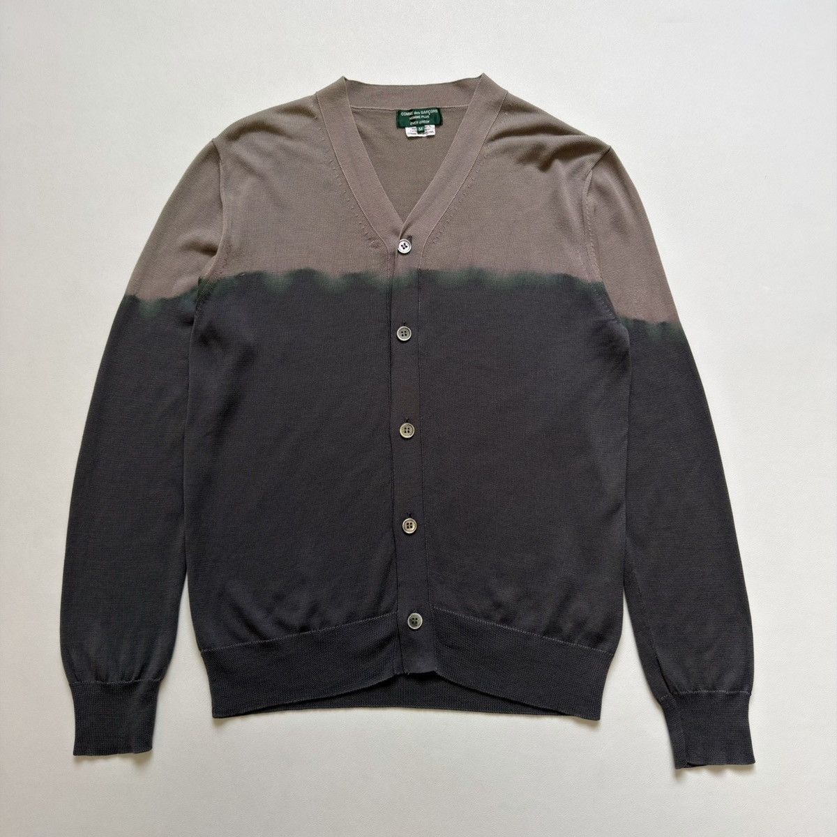 Comme des Garcons S/S 09 ‘Dip Dyed’ Cardigan Size US M / EU 48-50 / 2 - 1 Thumbnail