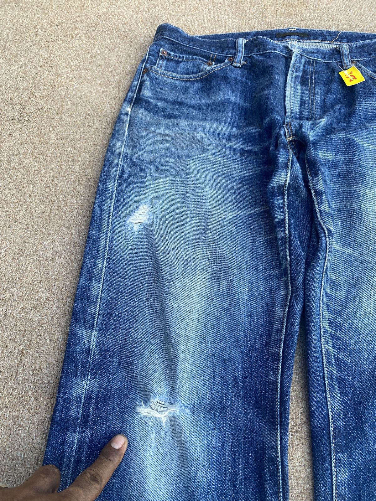 Jun Takahashi × Uniqlo Vintage uniqlo regular cut denim Size US 35 - 13 Thumbnail