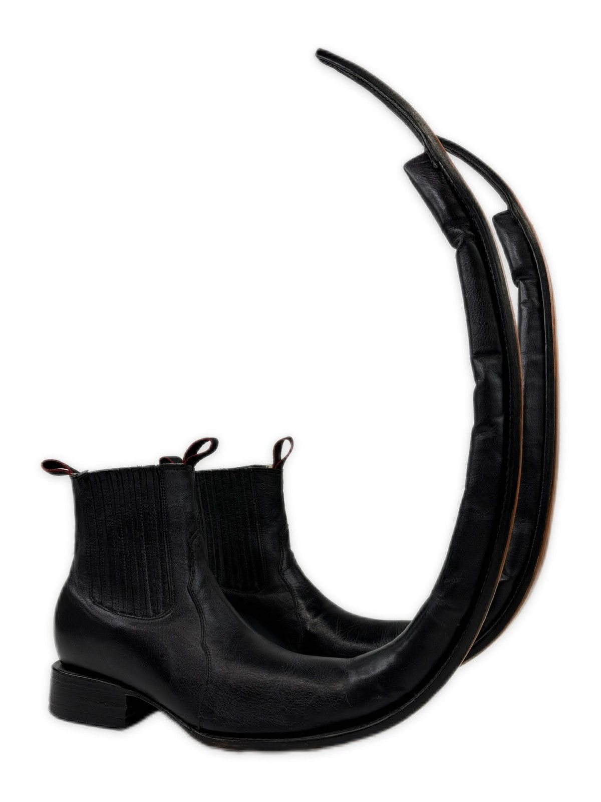 Comme des Garcons SS15 Comme des Garçons ‘Jugo’ Leather Pointed Boots Size US 9.5 / EU 42-43 - 1 Thumbnail