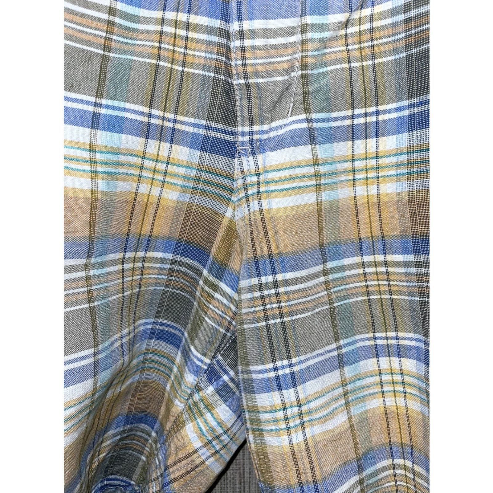 Tommy Bahama Tommy Bahama Linen Blend Multicolored Plaid Shorts Mens 34 Size US 34 / EU 50 - 3 Thumbnail