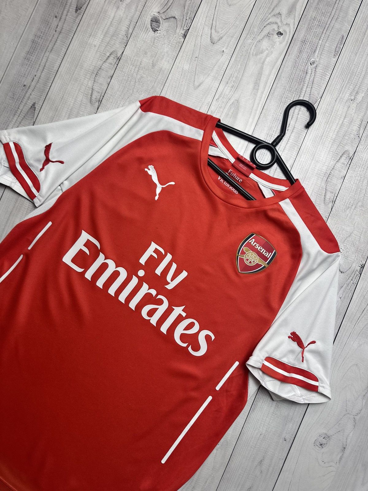 Vintage Vintage red Arsenal soccer jersey size M puma Size US M / EU 48-50 / 2 - 2 Thumbnail