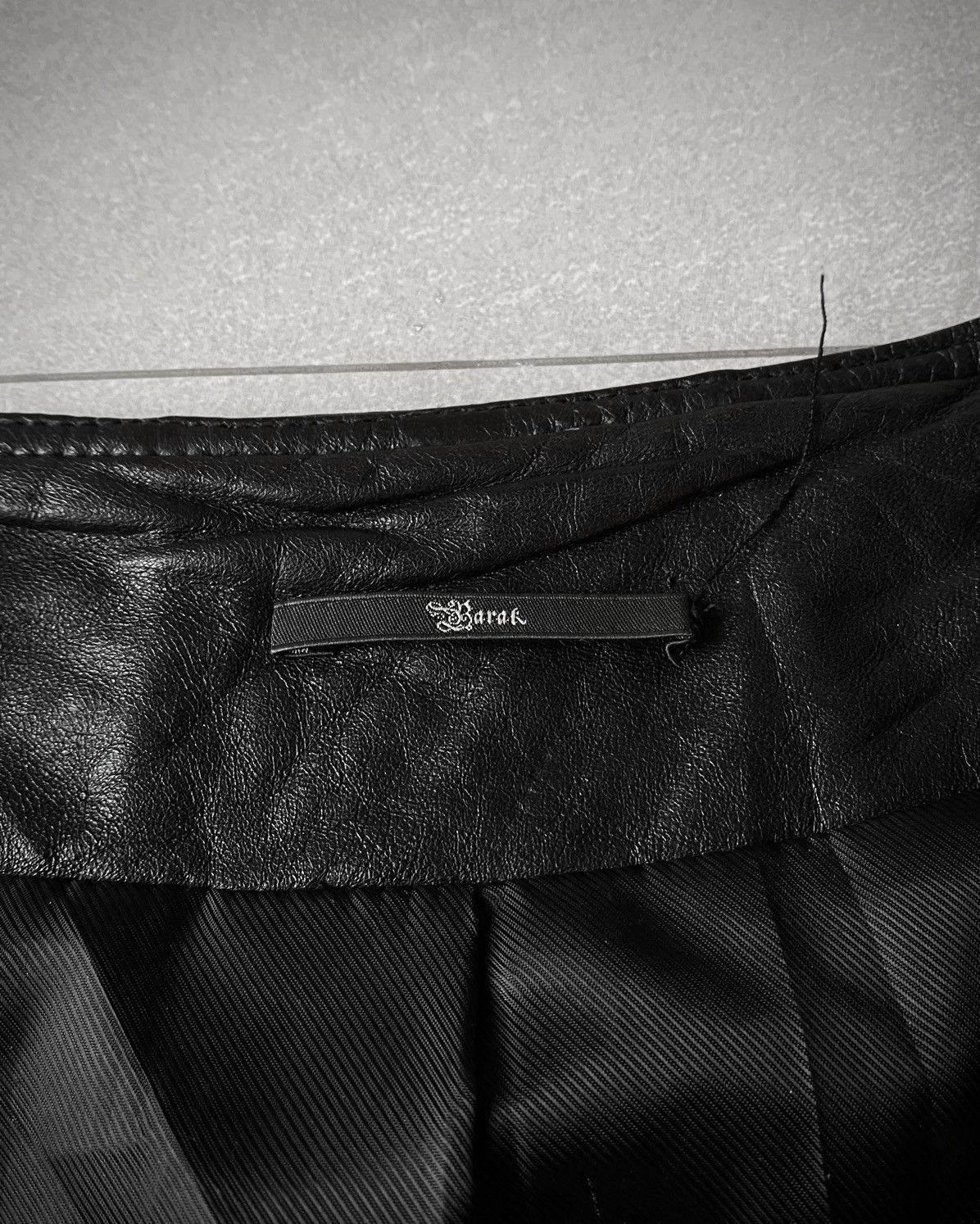 Japanese Brand Barak Biker Cropped Sheeskin Leather Jacket Size US S / EU 44-46 / 1 - 7 Thumbnail