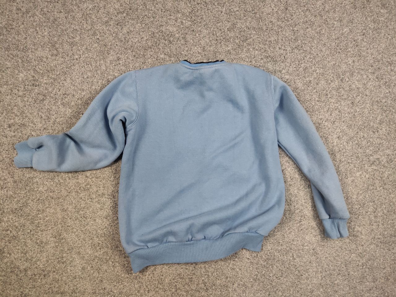 Nike Vintage 90's Nike center embroidered logo Blue Sweatshirt Size S / US 4 / IT 40 - 13 Thumbnail