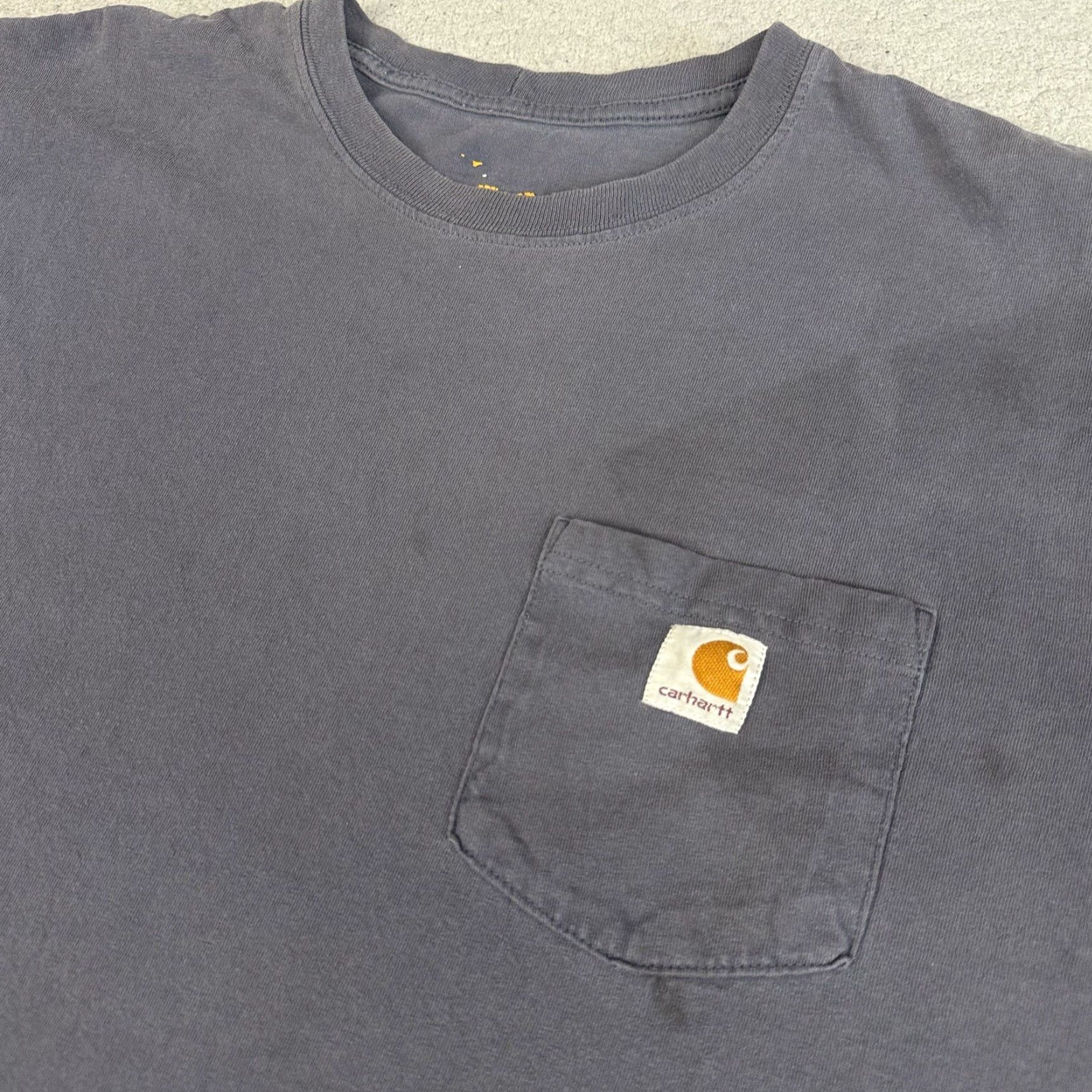 Carhartt VINTAGE Carhartt Shirt Mens XXL Gray Pocket Work Causal K87 Distressed Short Sleeve Size US XXL / EU 58 / 5 - 3 Thumbnail