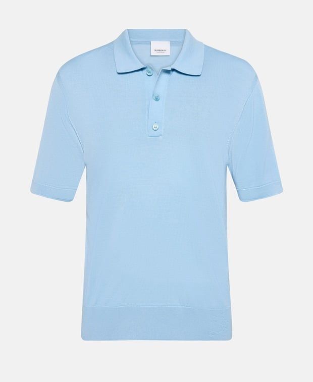 Burberry Knitted polo shirt Size US L / EU 52-54 / 3 - 1 Thumbnail