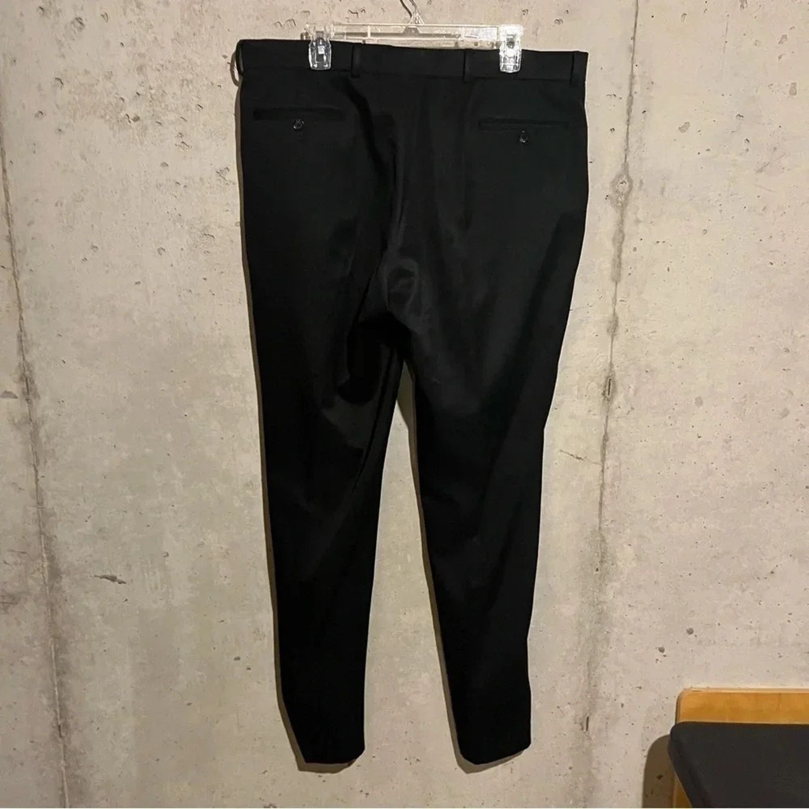Other Mens Northern Comfort Black Dress Pants (Flat Front) 38x34 Size US 38 / EU 54 - 3 Thumbnail