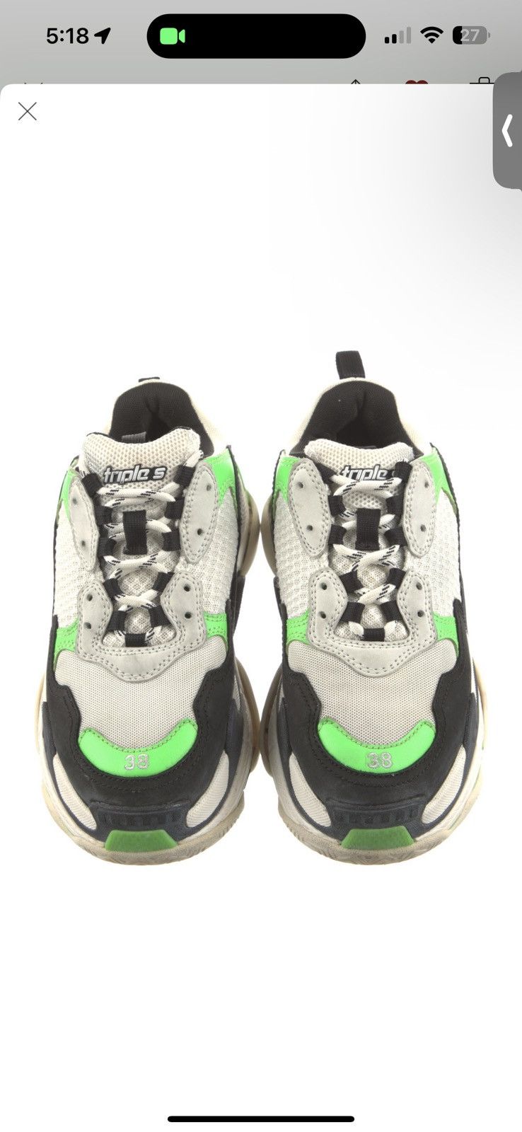 Balenciaga Balenciaga Triple S Size US 8 / IT 38 - 2 Thumbnail