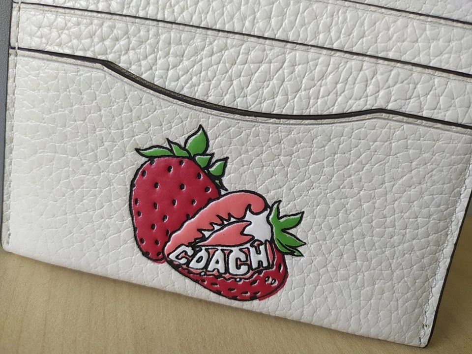 Coach Coach Leather Slim Credit Card case Free Shipping T/1906 Size ONE SIZE - 2 Thumbnail