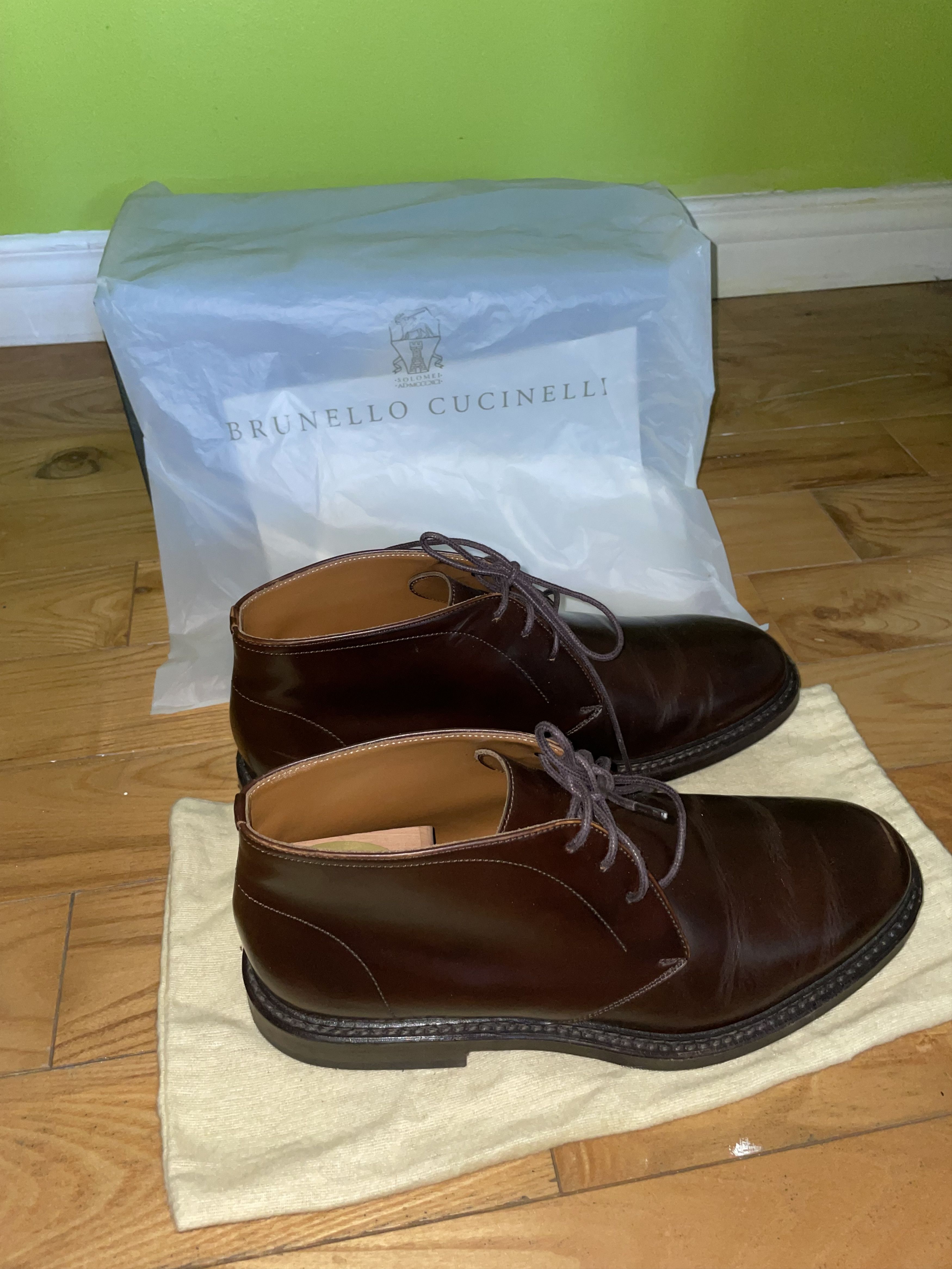 Brunello Cucinelli Brunello Cucinelli Shell cordovan Chukka boots Size US 8.5 / EU 41-42 - 5 Thumbnail