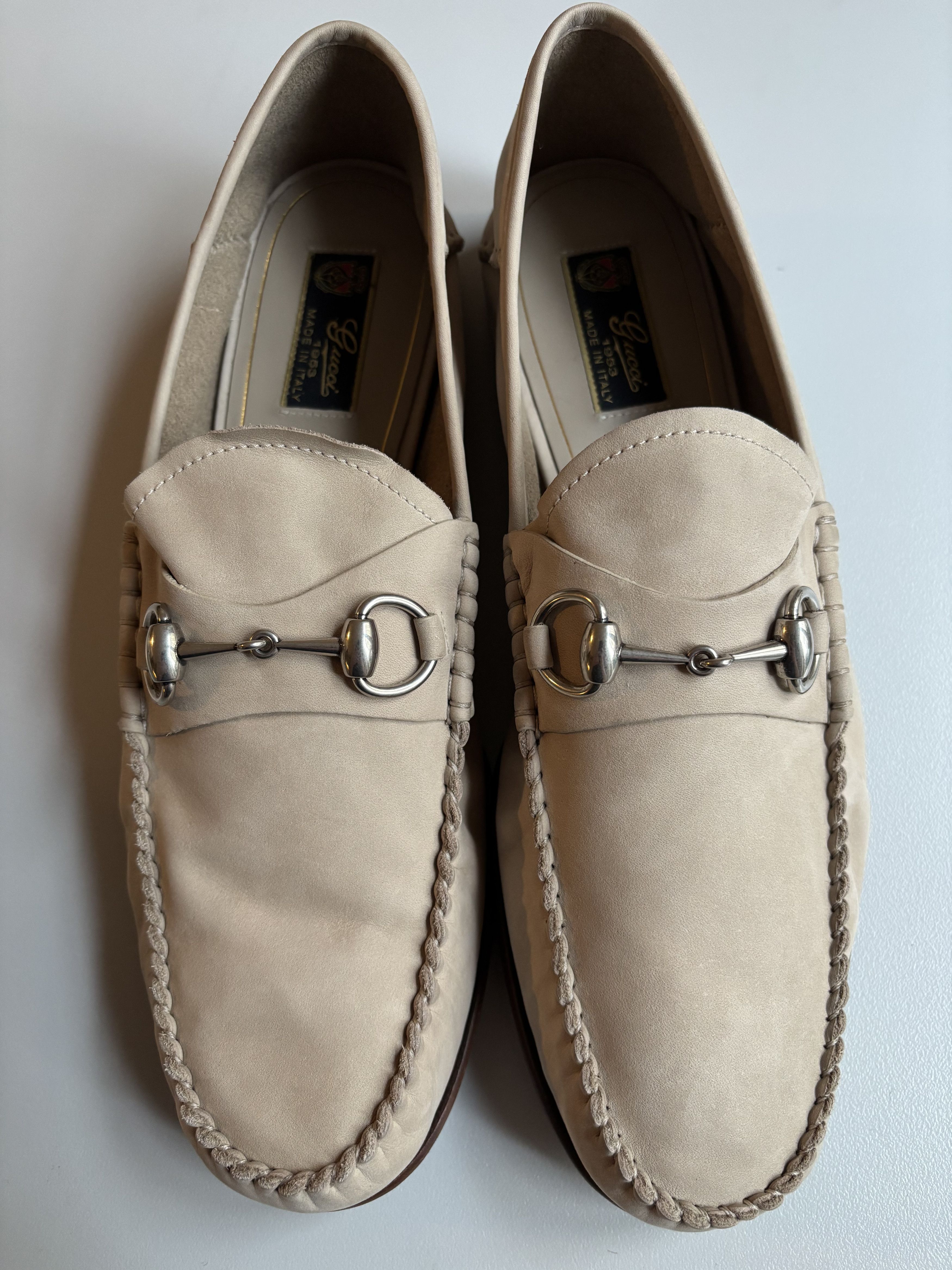 Gucci Gucci nabuk leather loafers Size US 10.5 / EU 43-44 - 2 Thumbnail