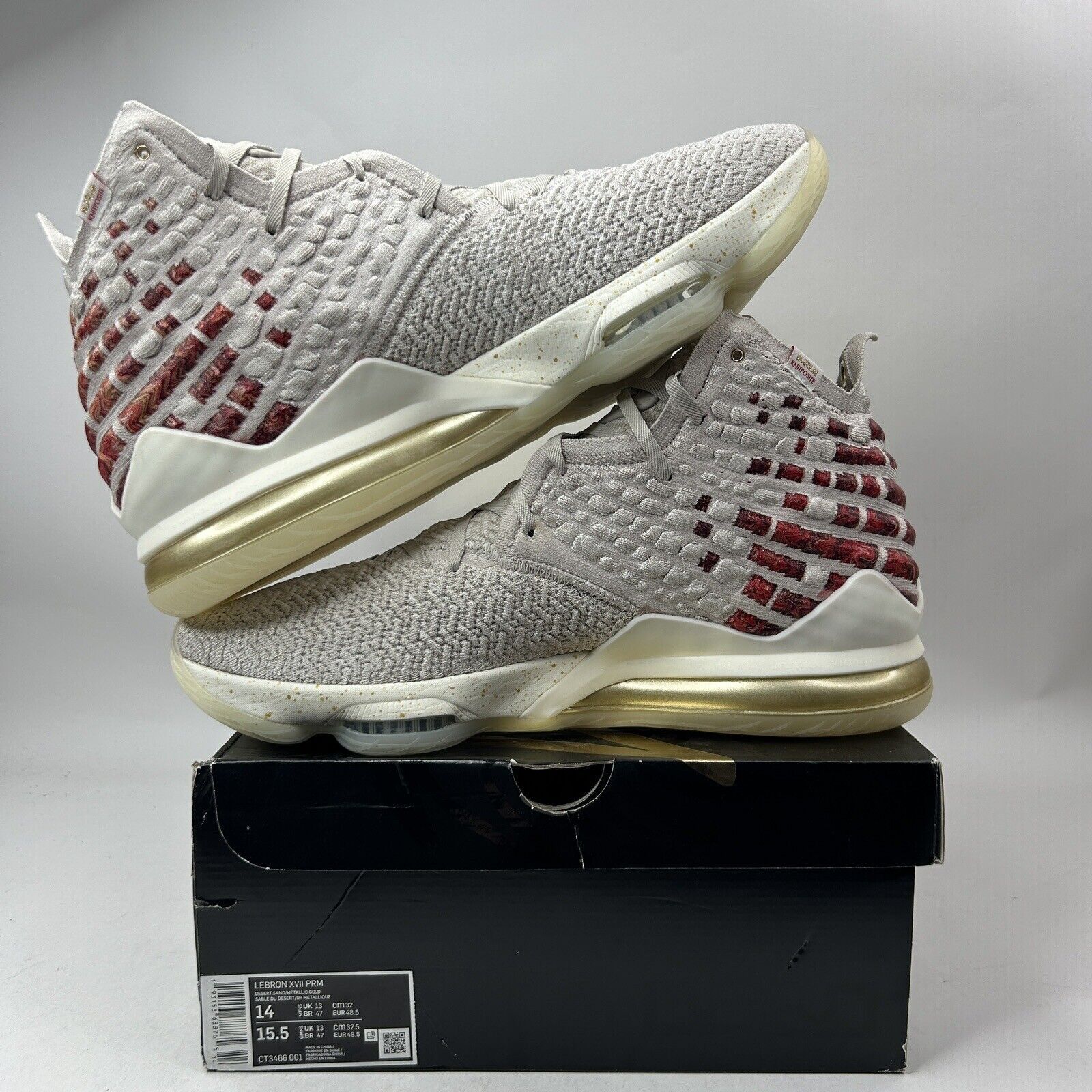 Nike Nike LeBron James 17 XVII “Harlem Win/Win” 2023 Size US 14 / EU 47 - 3 Thumbnail