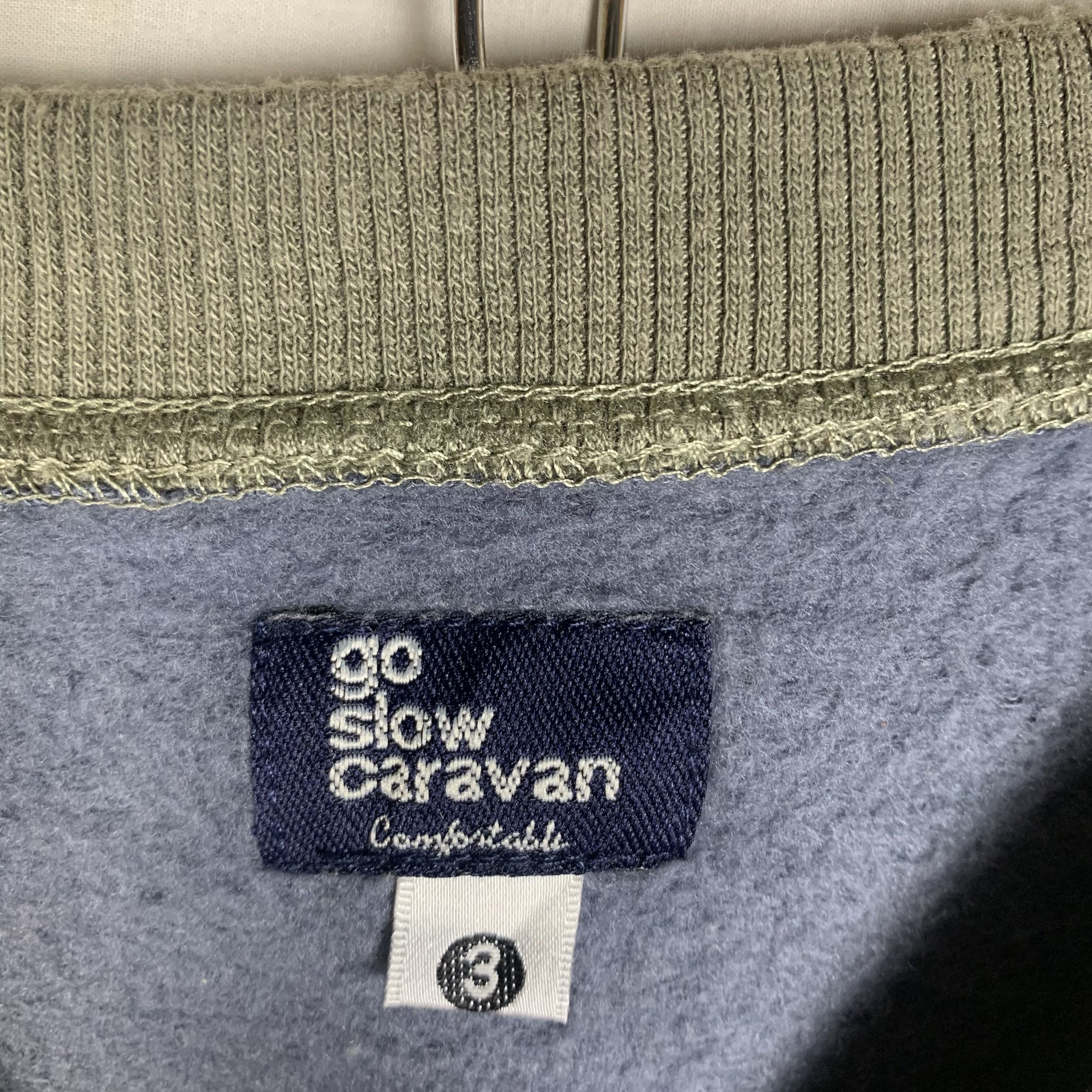 go slow caravan Go Slow Caravan Multicolor Raglan Sweatshirt Crewneck Size US M / EU 48-50 / 2 - 5 Thumbnail
